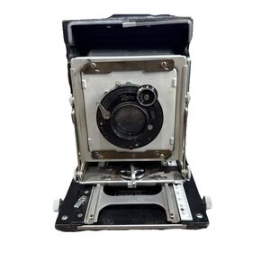 Antique Graflex Crown Graphic 4x5 Large Format Film Camera JAPAN Untested
